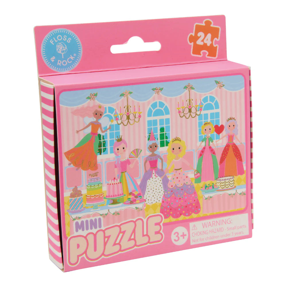 24 pc Mini Puzzle - Princess - Floss & Rock