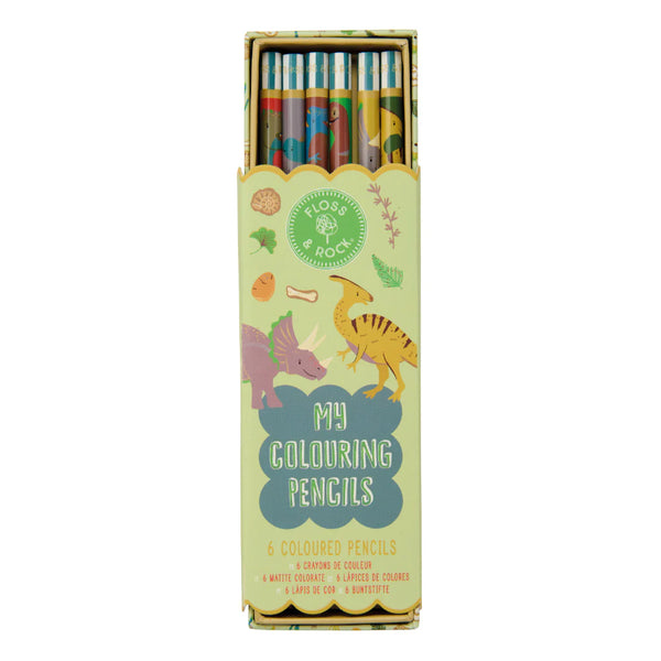 My Colouring Pencils - Dinosaur - Floss & Rock