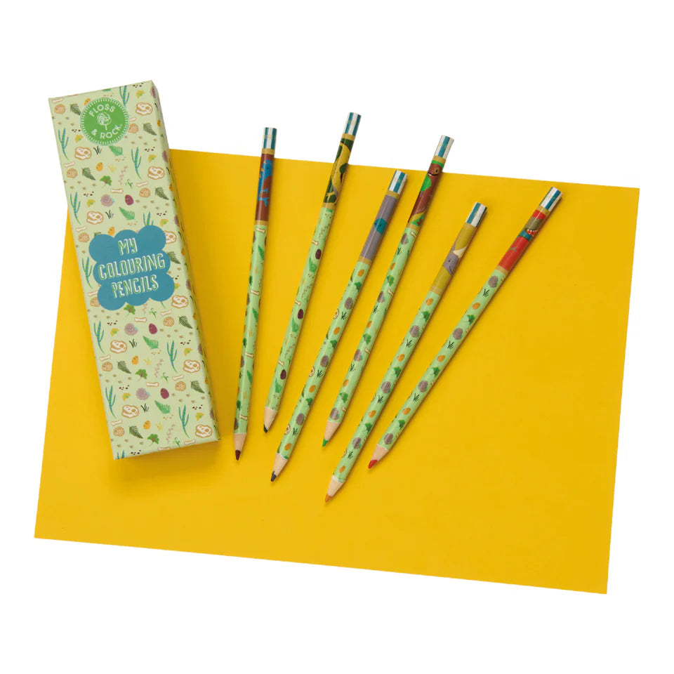 My Colouring Pencils - Dinosaur - Floss & Rock