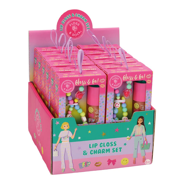 Fashion Friends - Lip Gloss & Charm Set - Floss & Rock
