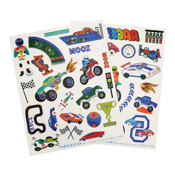 Temporary Tattoos - Cars - Floss & Rock