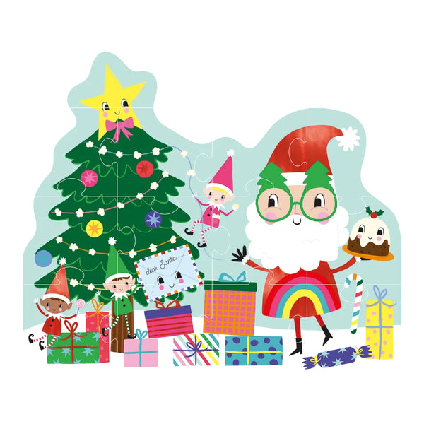12 pc Shaped Jigsaw Puzzle - Christmas - Floss & Rock