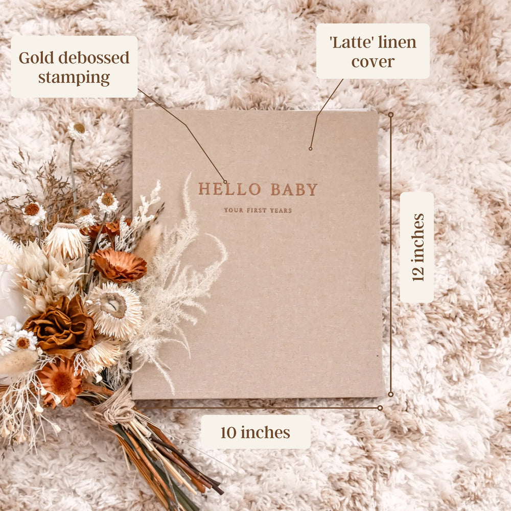 Fleur - Baby Memory Book - Peachly