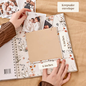 Fleur - Baby Memory Book - Peachly