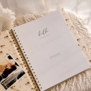 Forest - Baby Memory Book - Peachly