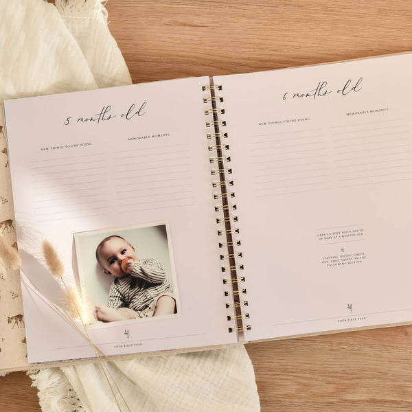 Forest - Baby Memory Book - Peachly