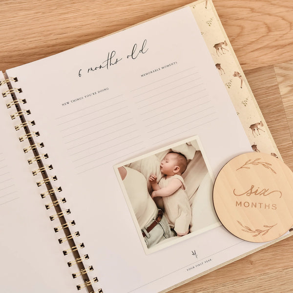Forest - Baby Memory Book - Peachly