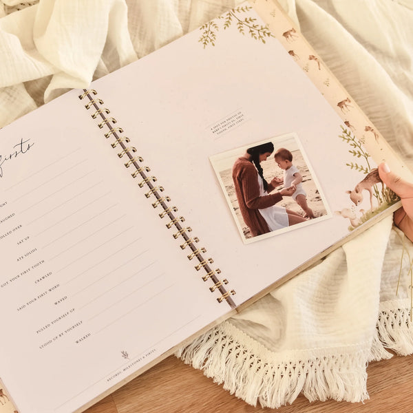 Forest - Baby Memory Book - Peachly