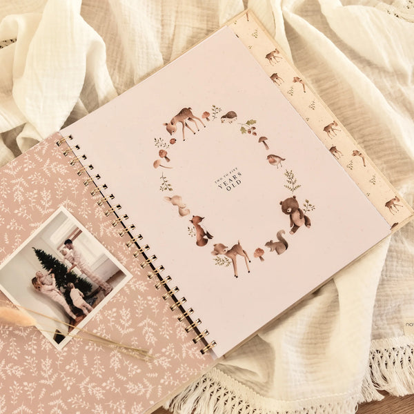 Forest - Baby Memory Book - Peachly