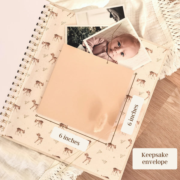 Forest - Baby Memory Book - Peachly
