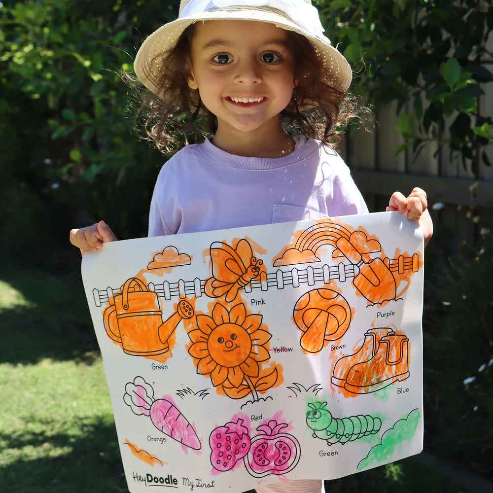 My First Colours Colouring & Doodle Mat - Hey Doodle