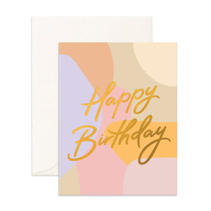 Happy Birthday Paint Greeting Card - Fox & Fallow