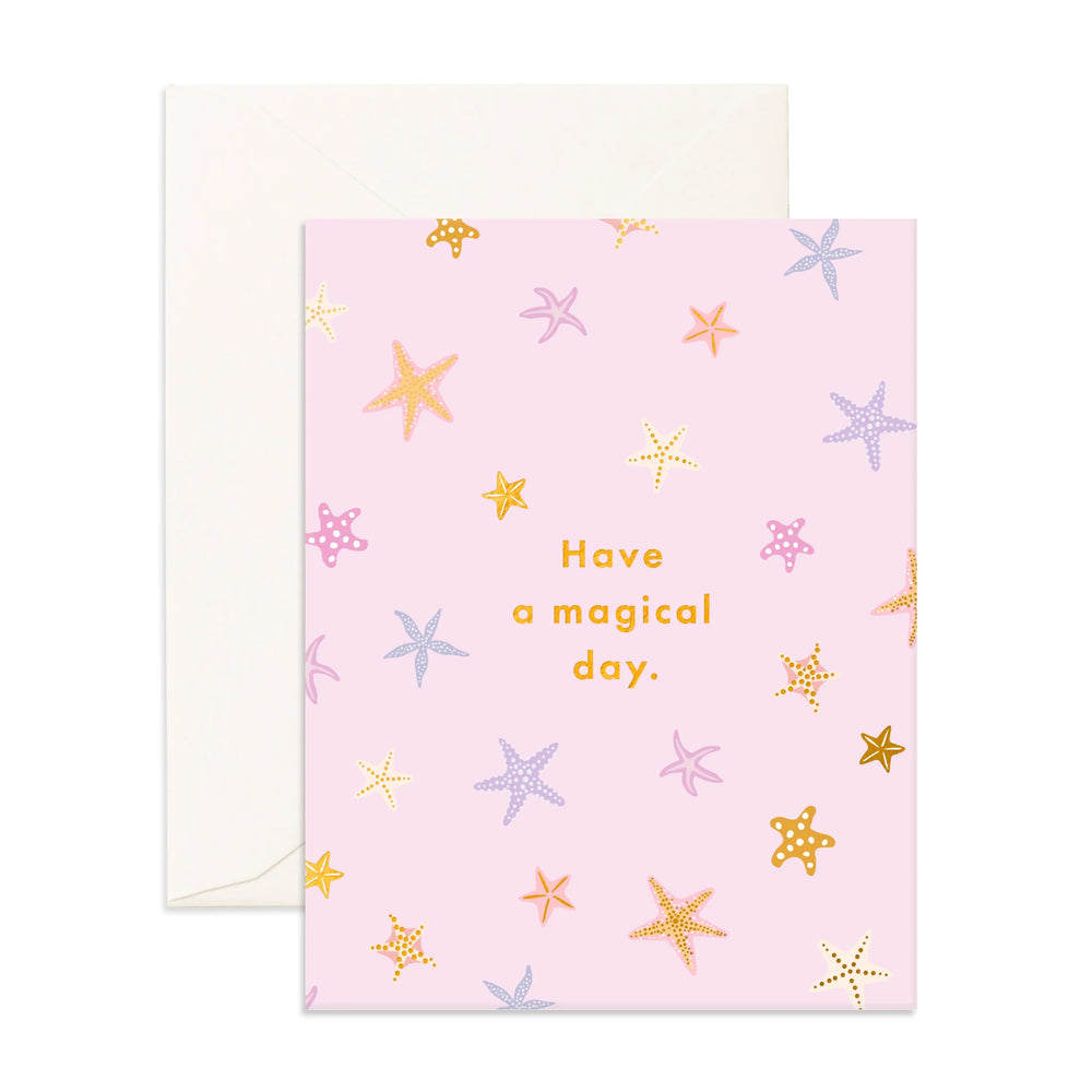 Magical Day Starfish Greeting Card - Fox & Fallow