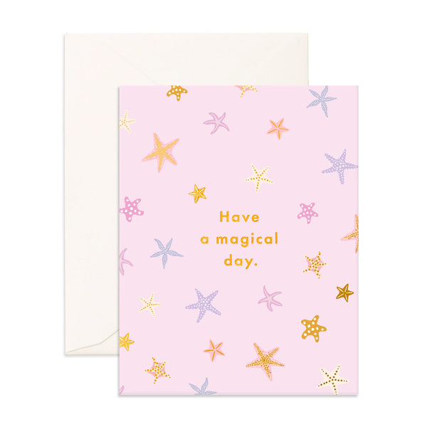 Magical Day Starfish Greeting Card - Fox & Fallow