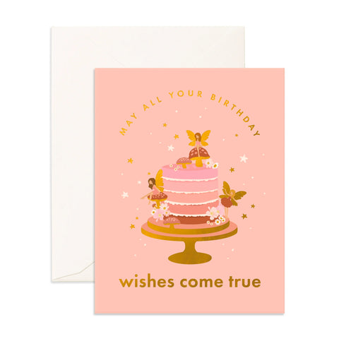 Birthday Cake Fairies  Greeting Card - Fox & Fallow