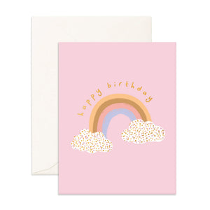 Birthday Sprinkle Rainbow Greeting Card - Fox & Fallow