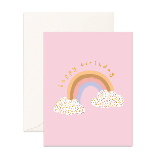 Birthday Sprinkle Rainbow Greeting Card - Fox & Fallow