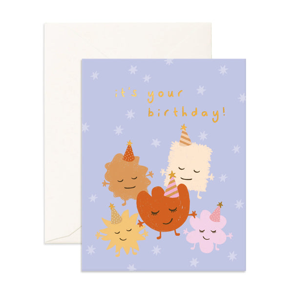 Five Little Monsters Greeting Card - Fox & Fallow