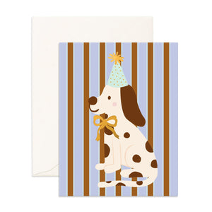 Birthday Puppy Greeting Card - Fox & Fallow