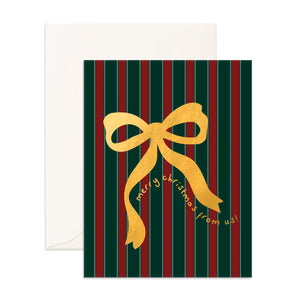 Christmas Big Bow Greeting Card - Fox & Fallow