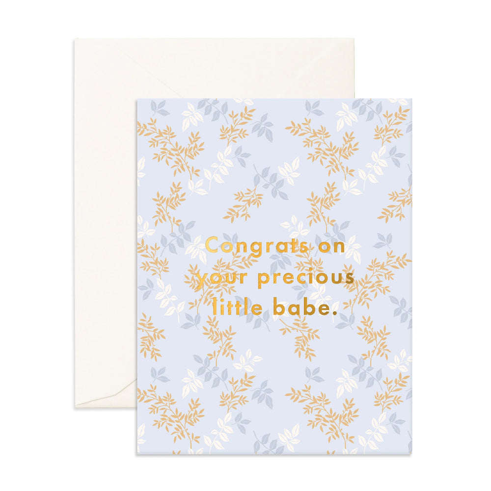 Precious Babe Juniper Greeting Card - Fox & Fallow