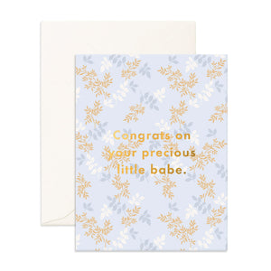 Precious Babe Juniper Greeting Card - Fox & Fallow