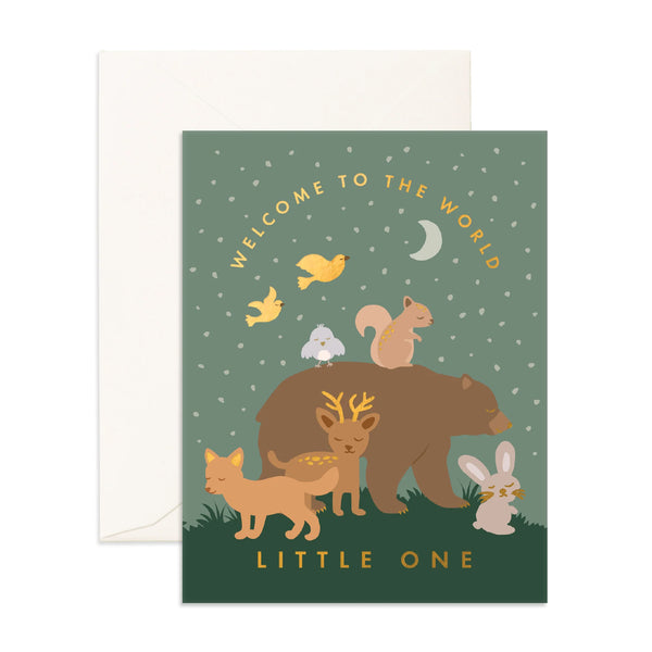 Little One Woodland Greeting Card - Fox & Fallow
