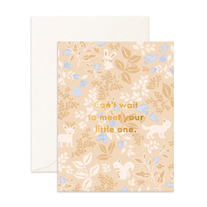 Meet Little One Maple Greeting Card - Fox & Fallow