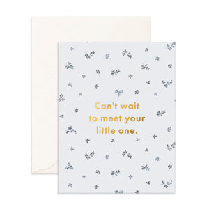 Meet Little One Bluebell Greeting Card - Fox & Fallow