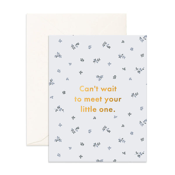 Meet Little One Bluebell Greeting Card - Fox & Fallow