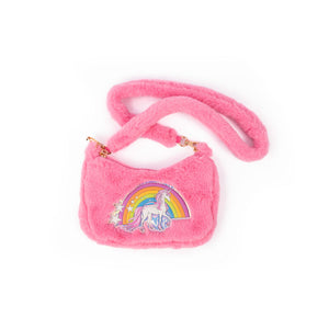 Pink Rainbow Cuddle Crossbody Purse - Great Pretenders