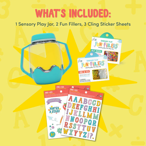 DIY Sensory Jar Gift Set - ABC - Glo Pals