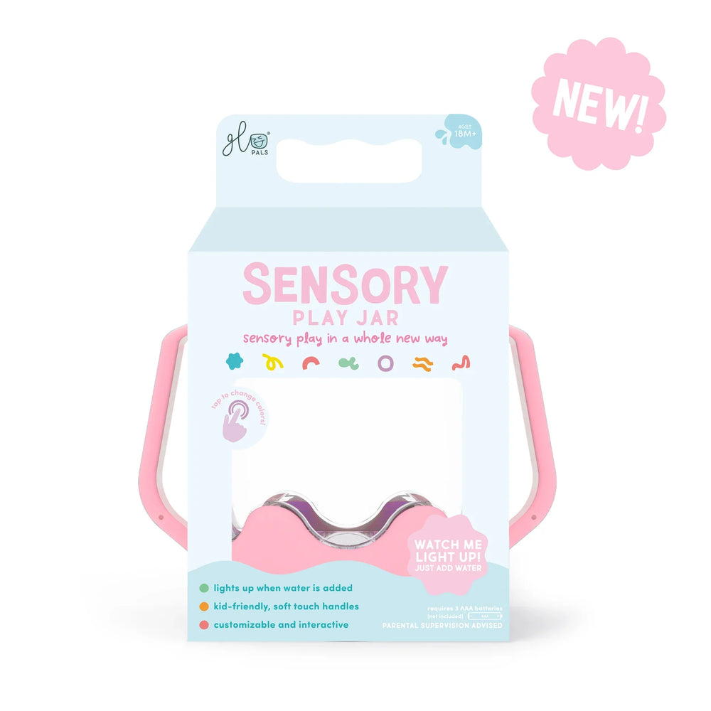 Glo Pal Sensory Play Jar Pink - Glo Pals