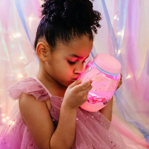 Glo Pal Sensory Play Jar Pink - Glo Pals