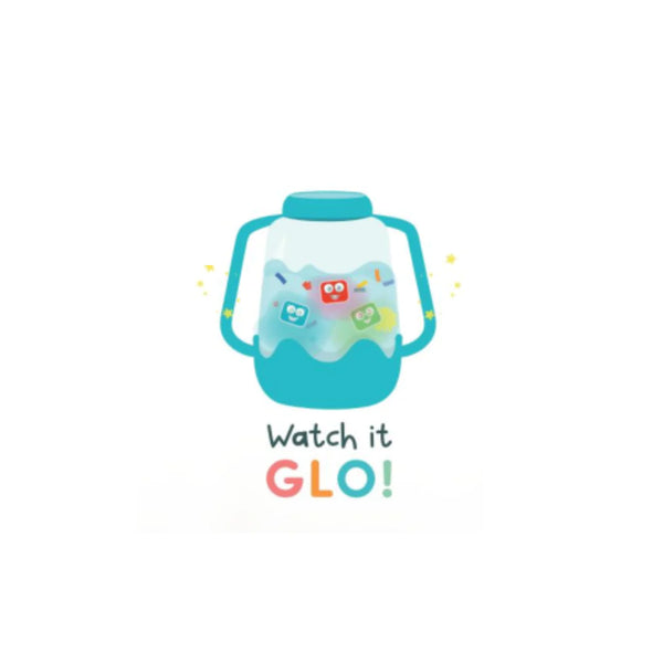 Glo Pal Sensory Play Jar Purple - Glo Pals