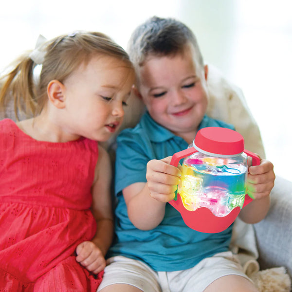 Glo Pal Sensory Play Jar Pink - Glo Pals