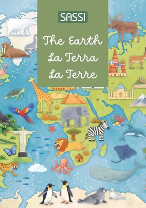 Glow-in-the-Dark Night & Day Puzzle & Book Set - Earth - Sassi