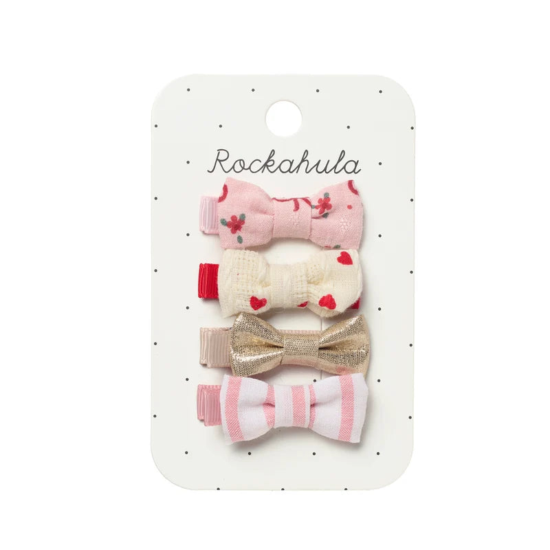 Cutesy Mini Bow Clip Set - Rockahula Kids