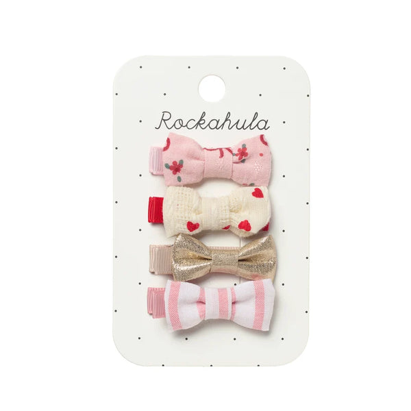 Cutesy Mini Bow Clip Set - Rockahula Kids