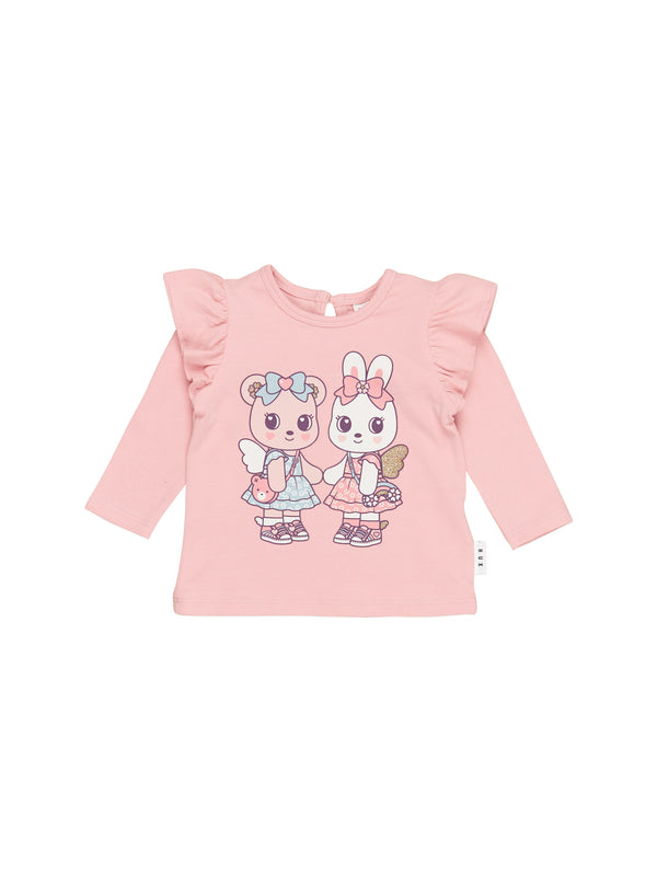 Fairy Friends Frill Top - Memory Lane - Huxbaby DISCOUNTED
