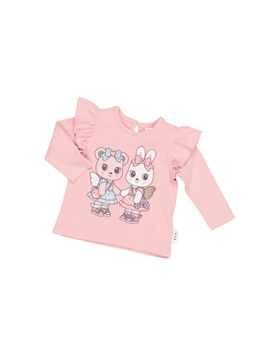 Fairy Friends Frill Top - Memory Lane - Huxbaby DISCOUNTED