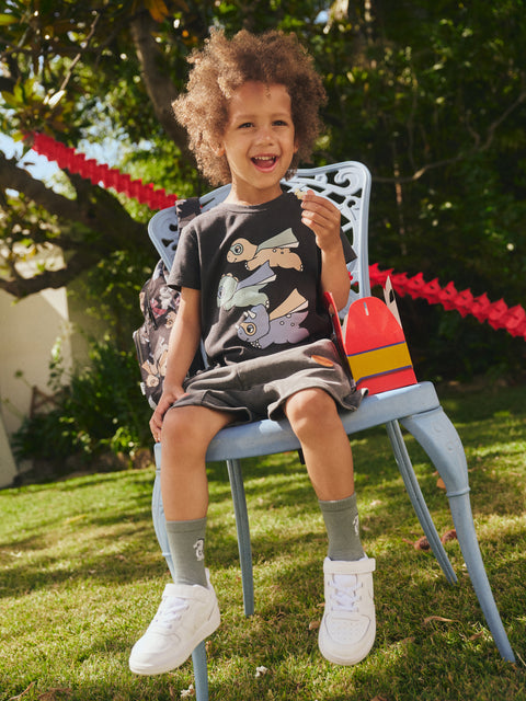 Dino's to the Rescue T-Shirt Top - Huxbaby DISCOUNTED