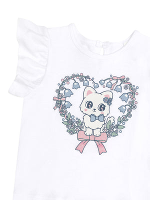 Meow Meow T-Shirt - Huxbaby DISCOUNTED