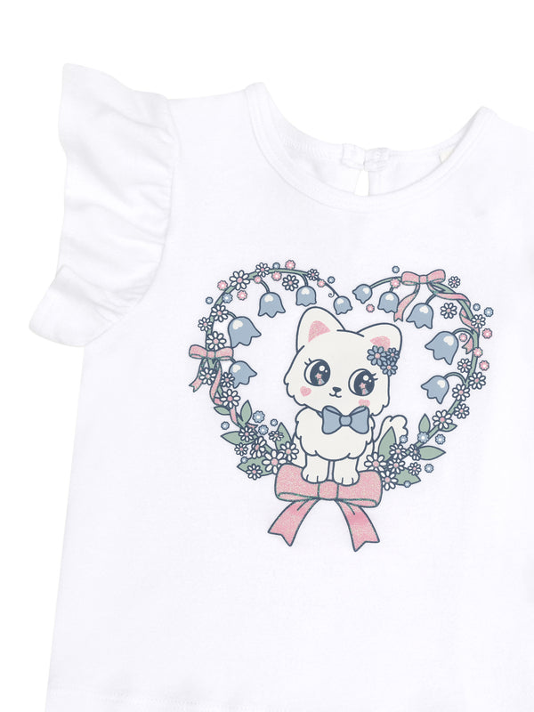 Meow Meow T-Shirt - Huxbaby DISCOUNTED