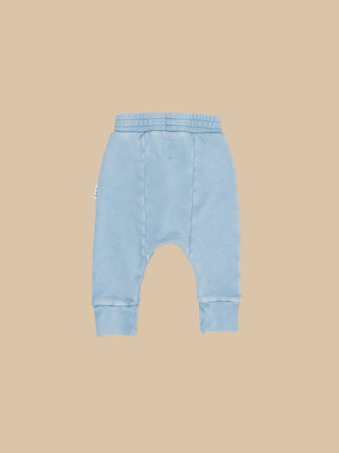 Vintage Blue Drop Crotch Pant - Huxbaby
