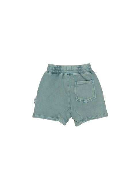 Vintage Slate Slouch Shorts - Huxbaby DISCOUNTED