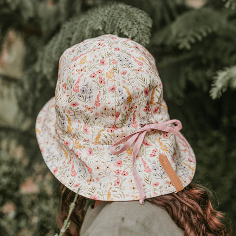 'Wanderer' Panelled Bucket Sun Hat - Paris / Rosa - Bedhead