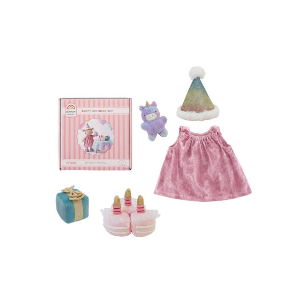 Happy Birthday Set - Rainbow Realm - Dinkum Dolls
