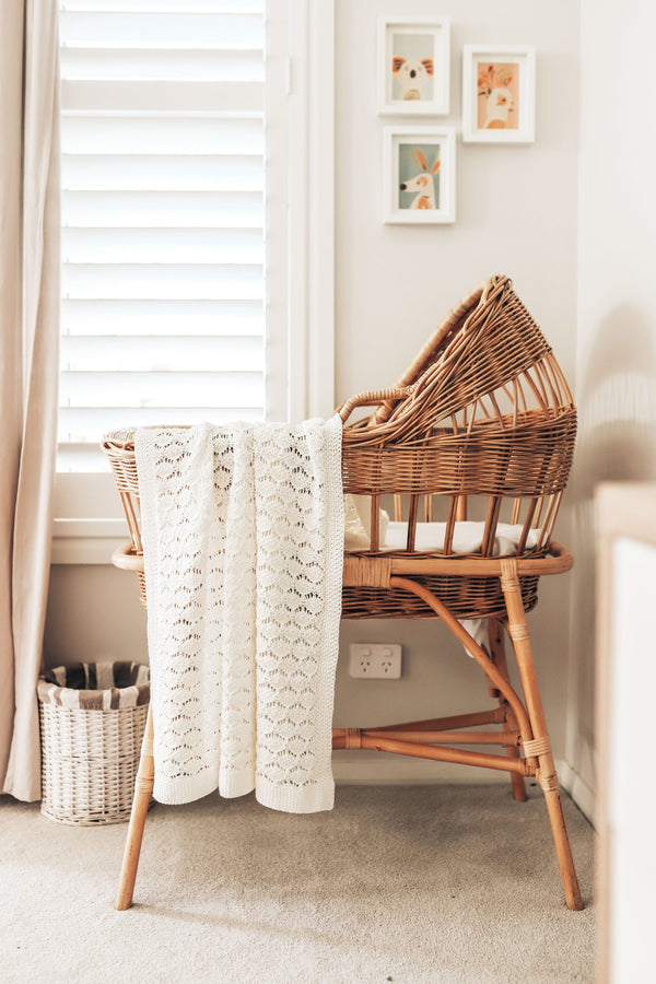 Heirloom Blanket - Ivory - Alimrose