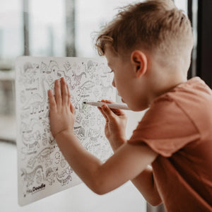 DinoRoar Classic Colouring & Doodle Mat - Hey Doodle